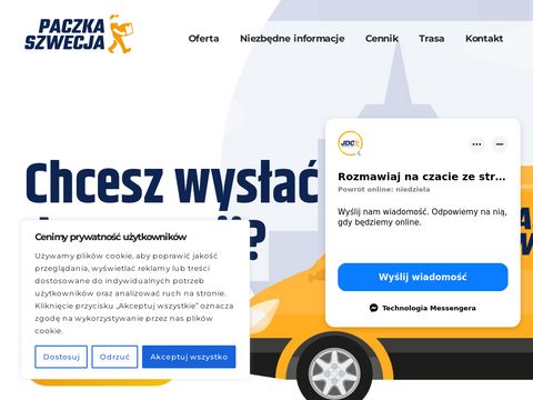Paczkaszwecja.pl - kurier Szwecja Polska