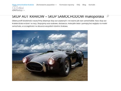 Skupaut.malopolska.pl - szybka sprzedaż auta