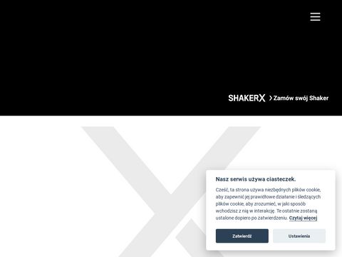 Shakerx.com - shaker z twoim logo