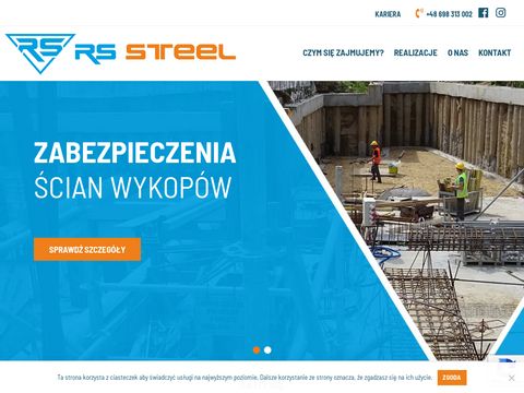 Rs-steel.pl - zabezpieczenia ścian wykopów