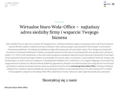 Wola-office.pl - wirtualny adres Warszawa