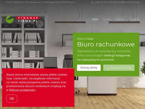 Finanse-firma.pl - biuro rachunkowe Piastów