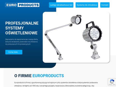 Europroducts.pl lampy do obrabiarek