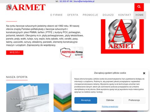 Armetpolska.pl - tekstolit poliacetal poliuretan