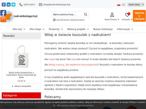 Nadrukibialogard.pl - koszulki z nadrukiem prezent
