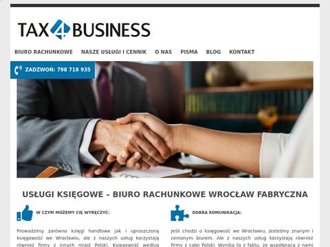 Tax4business.pl biuro rachunkowe Wrocław