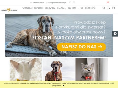 Smartanimal.eu akcesoria dla psów i kotów