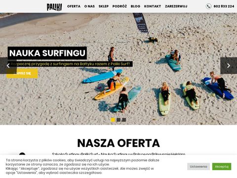 Palikisurf.pl surfing Chałupy