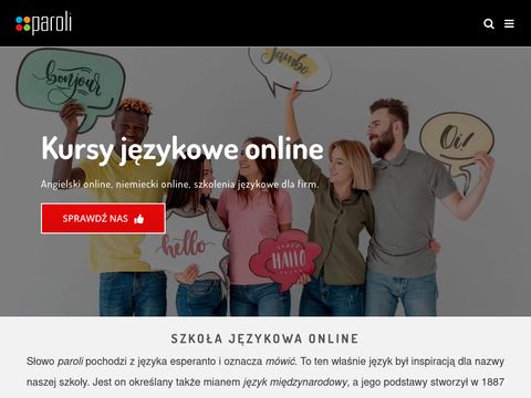 Paroli.pl - angielski online