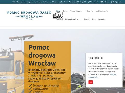JAREX pomoc drogowa tir Wrocław