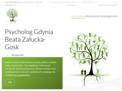 Pomocwlabiryncie.pl psychoterapeuta Gdynia