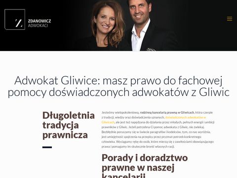 Zdanowiczadwokaci.pl adwokat Gliwice