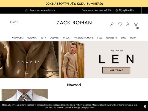 Zackroman.com moda męska
