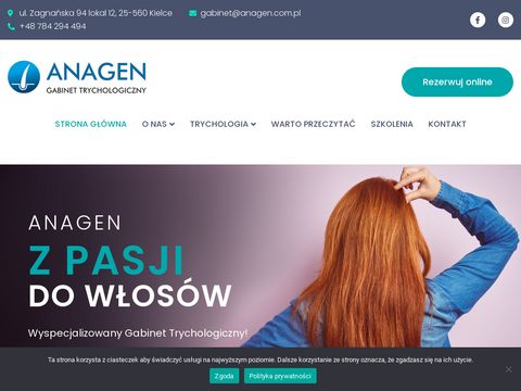 Anagen.com.pl leczenie łysienia Kielce