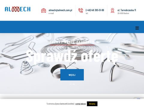Almech.com.pl - producent sprężyn