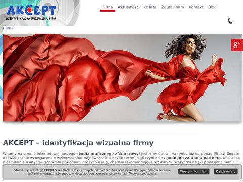 Akcept.com.pl tablice informacyjne Warszawa