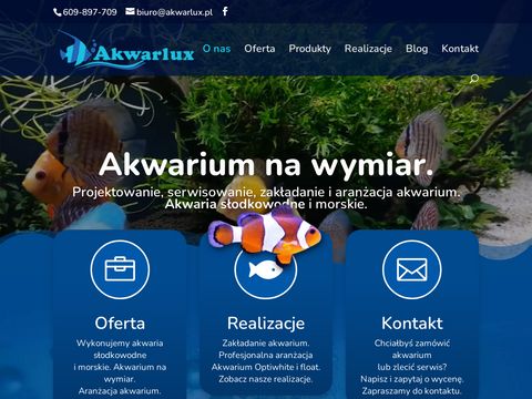 Akwarlux.pl akwaria słodkowodne na wymiar