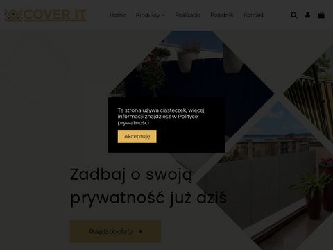Cover-it.pl osłony na balkon na wymiar