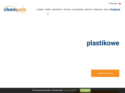Opakowania plastikowe - chempakkutno.pl