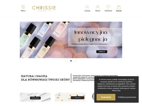 Chrissiecosmetics.com.pl kosmetyki nawilżające