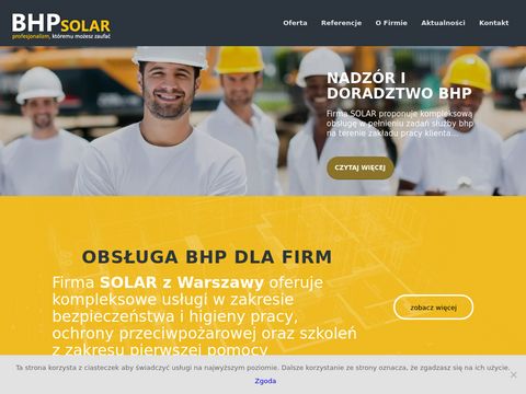 Solar szkolenia BHP Warszawa