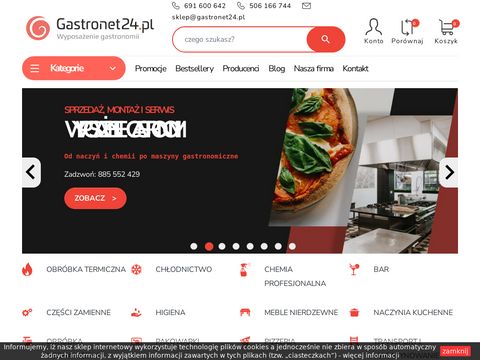 Gastronet24.pl wyposażenie fastronomii