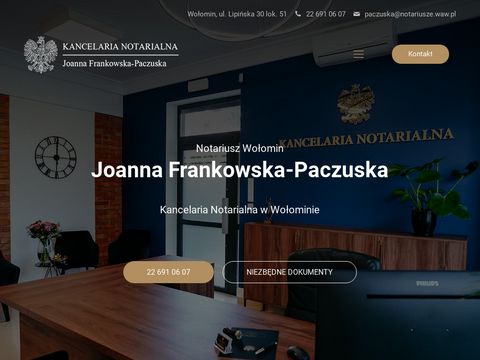 Frankowska-paczuska.pl - notariusz