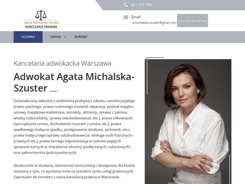 Kancelaria-szuster.pl adwokat Michalska