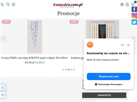 Kasandra.com.pl firanki do kuchni