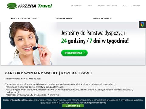 Kozera-travel.pl kantory walut