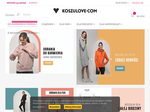 Koszulove.com tanie ubrania ciążowe