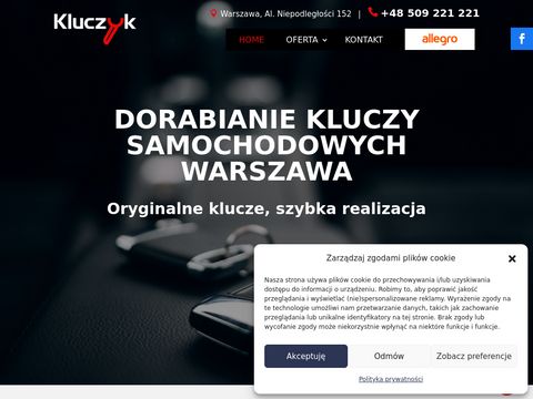 Kluczyk.com.pl dorabianie kluczyków