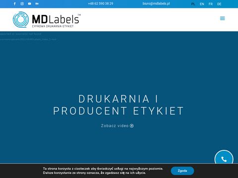 Mdlabels.pl cyfrowa drukarnia etykiet