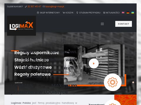 Logi-max.pl produkcja regałów wspornikowych