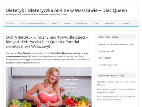 Dietqueen.pl poradnia dietetyczna Warszawa