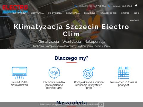 Electro-clim.com.pl klimatyzacja Szczecin