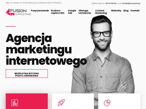 Fusionsystem.pl content marketing sieć reklamowa