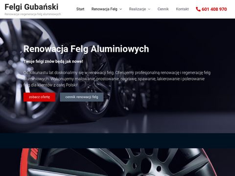 Felgigubanski.pl renowacja