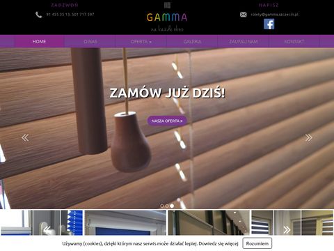 Gamma.szczecin.pl rolety poziome