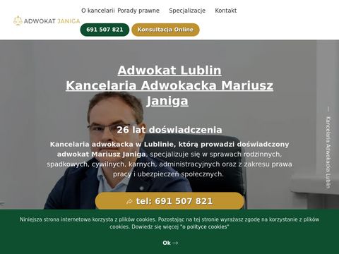 Adwokatjaniga.pl lubelska kancelaria adwokacka