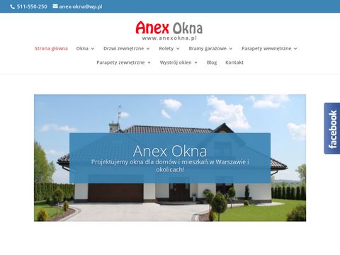 Anexokna.pl okna drzwi i bramy garażowe