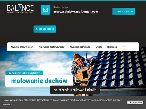 Balance.net.pl wycinka drzew Kraków