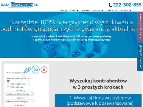Baza-nowych-firm.pl klientów biznesowych