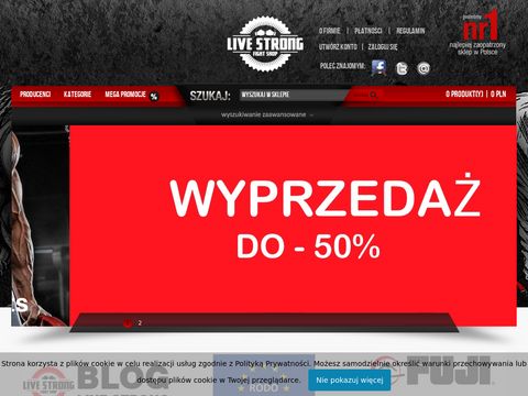 Live-strong.pl sklep MMA rękawice bokserskie