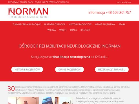 Normanrehabilitation.com specjalistyczne ośrodki