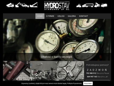Hydrostav.pl przewody hydrauliczne Białystok