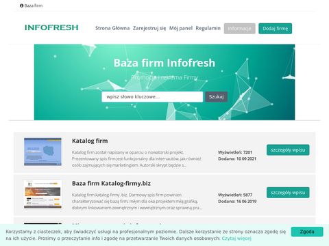 Infofresh.pl baza firm