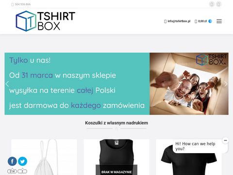 Tshirtbox.pl czapki z nadrukiem