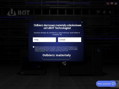 Ubot3d.pl polski producent drukarek 3D