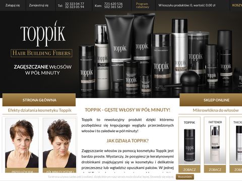 Toppeo.pl zagęszczacz włosów